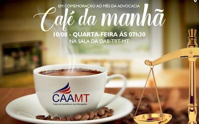 CAA/MT organiza recepção especial para advogados(as) nesta quarta-feira (10)