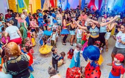 Carnaval Kids reúne mais de 600 pessoas em Cuiabá