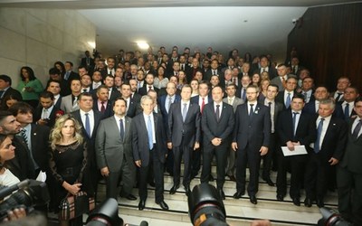 Diretores da CAA/MT participam de ato institucional pelo impeachment de Michel Temer