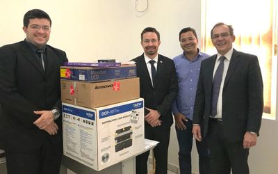 Equipamentos doados pela CAA/MT são instalados em Nova Monte Verde