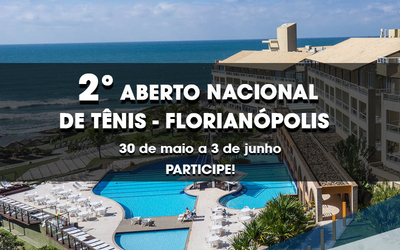 Começam as inscrições para o II Aberto Nacional de Tênis dos Advogados 