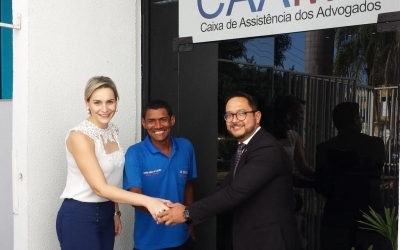 CAA/MT firma convênio com Júnior Engraxate